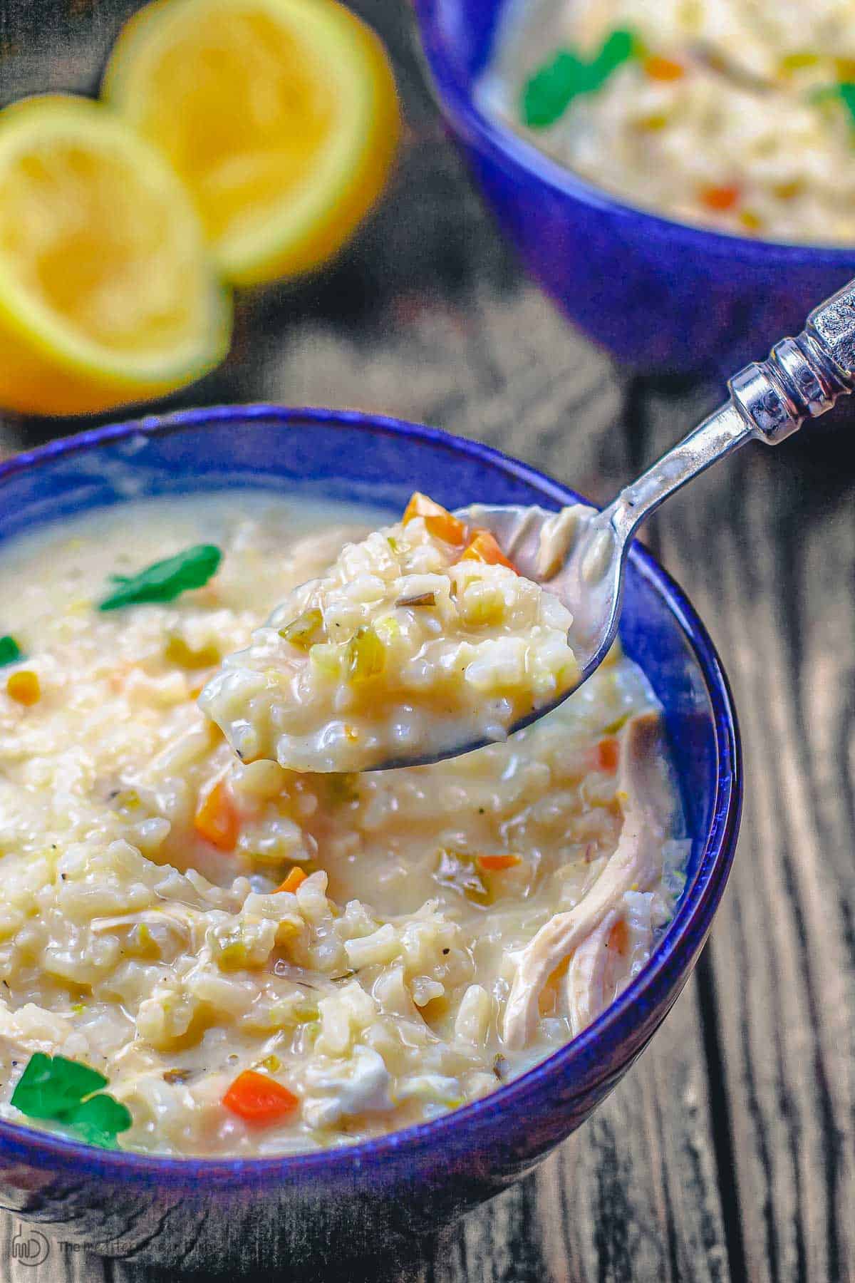 Greek Lemon Chicken Soup (Avgolemono)