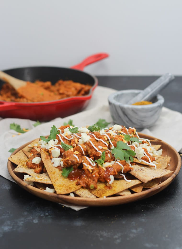 Butter Chicken Nachos