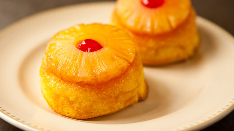 Mini Pineapple Upside-Down Cakes