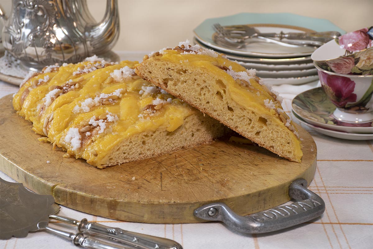Receta de Coca de Brioche con almendras por Cocina Creativa