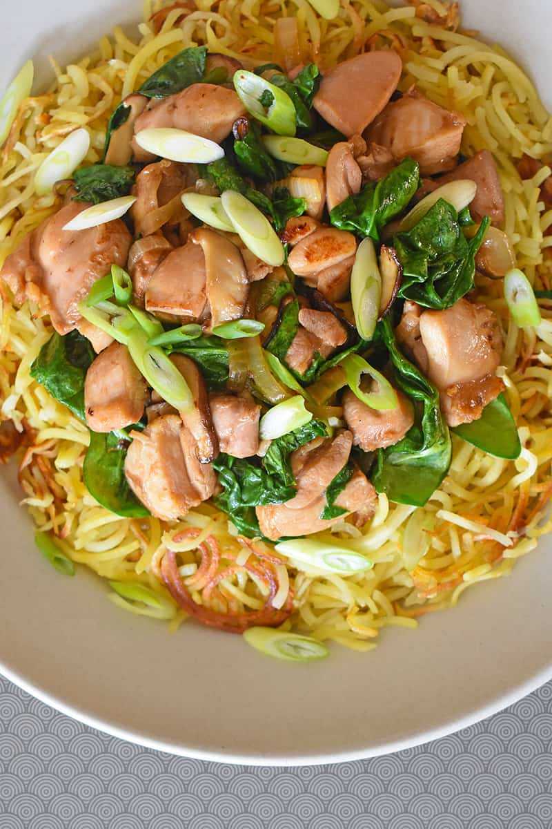 Thai Basil Chicken Chowmein