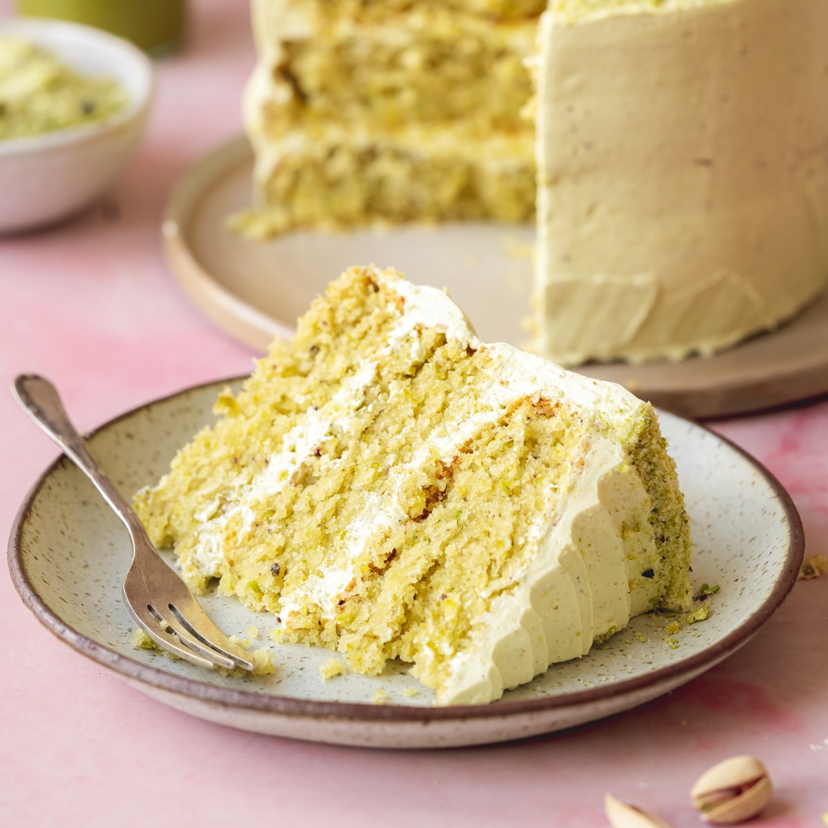 Vegan Pistachio Cake