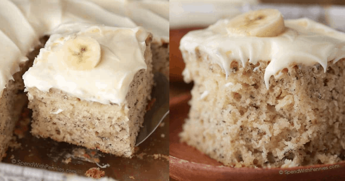 Lemon Banana Cake Recipe