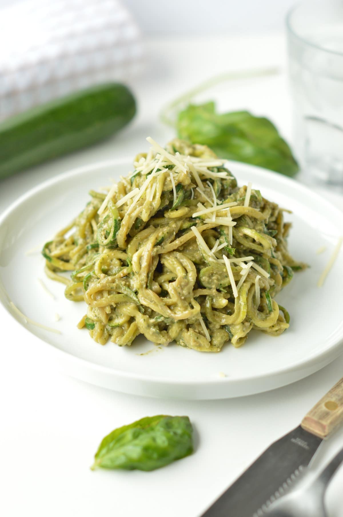Keto Pesto Zoodles