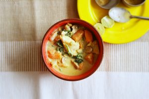 Halibut and Sweet Potato Curry