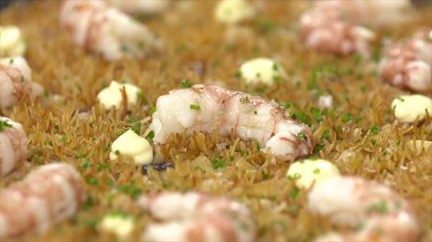 Receta de Arrossejat con pescado ahumado