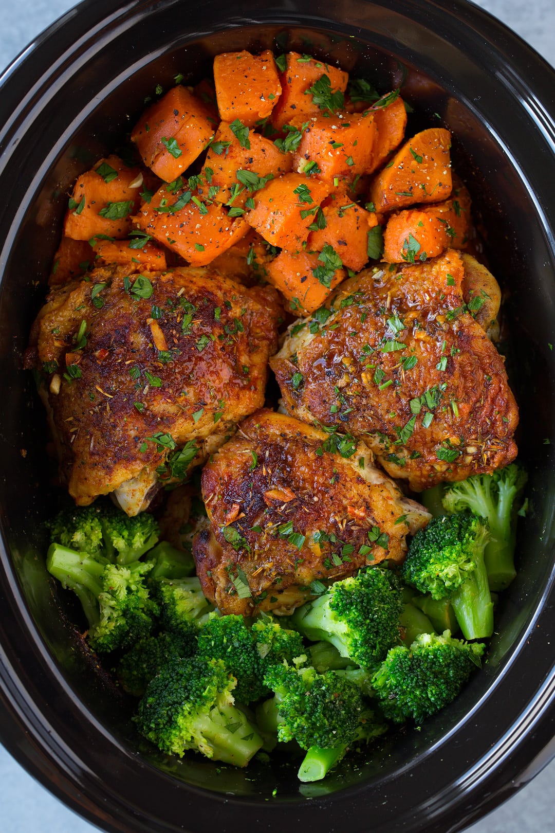 Crockpot Chicken and Sweet Potatoes