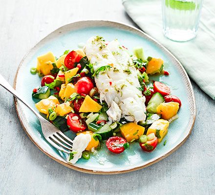 Cod and Avocado Salad