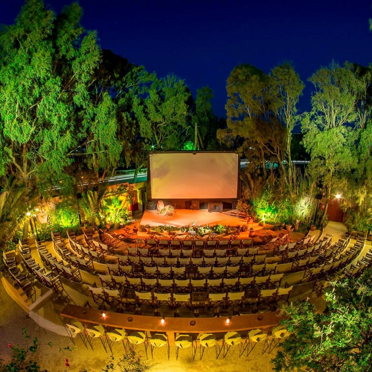 Watch a Movie at the Open-Air Cinema