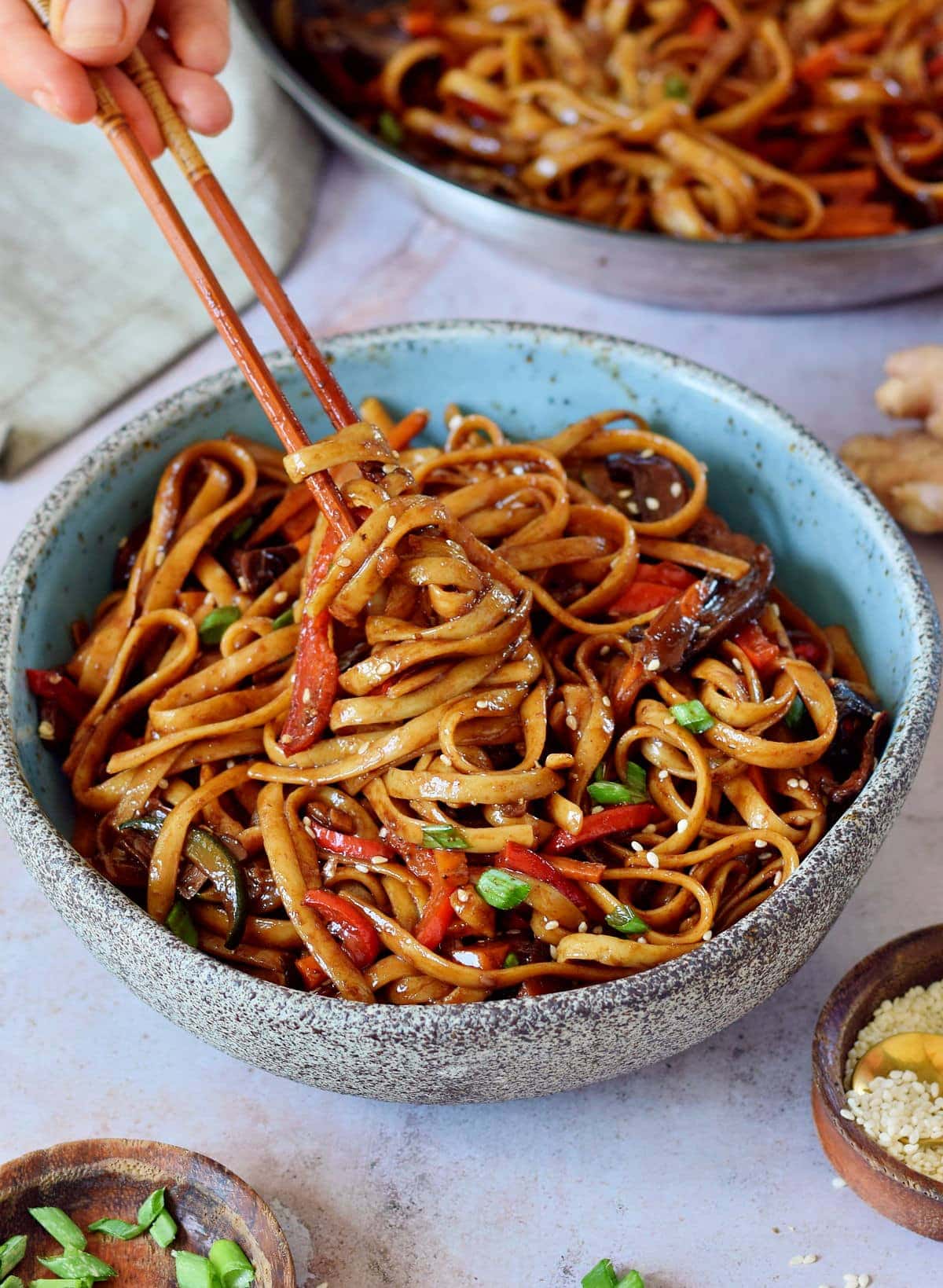 Asian Vegetable Noodle Stir-Fry