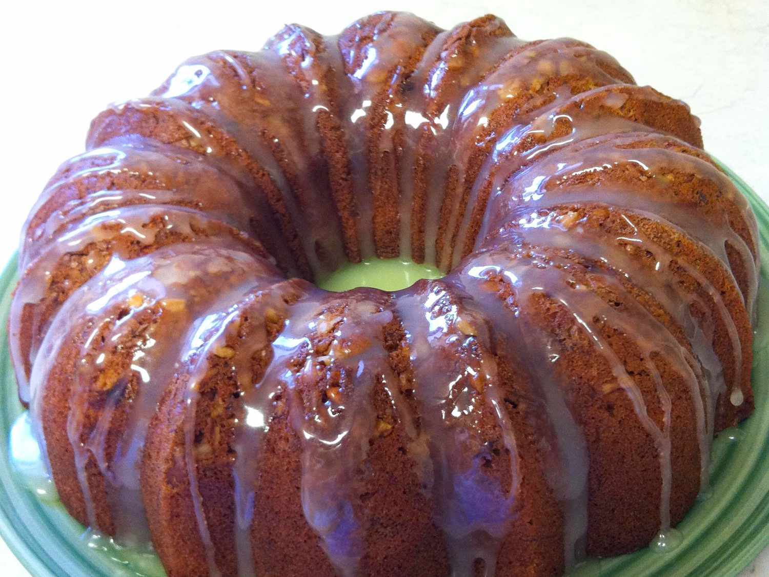 Caramel Banana Pound Cake