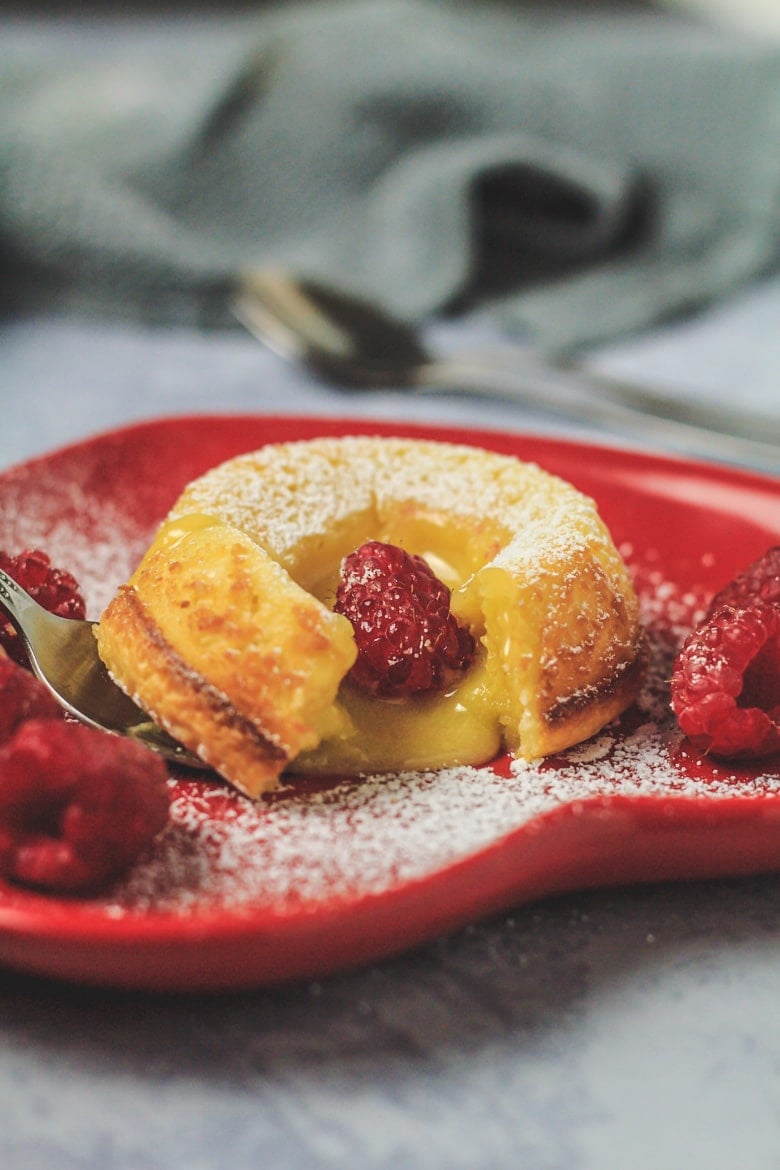 White Chocolate Lava Cake
