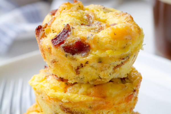 Keto Bacon and Egg Breakfast Muffins