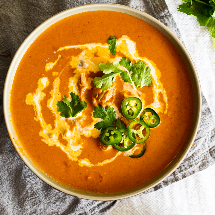 Butter Chicken Soup