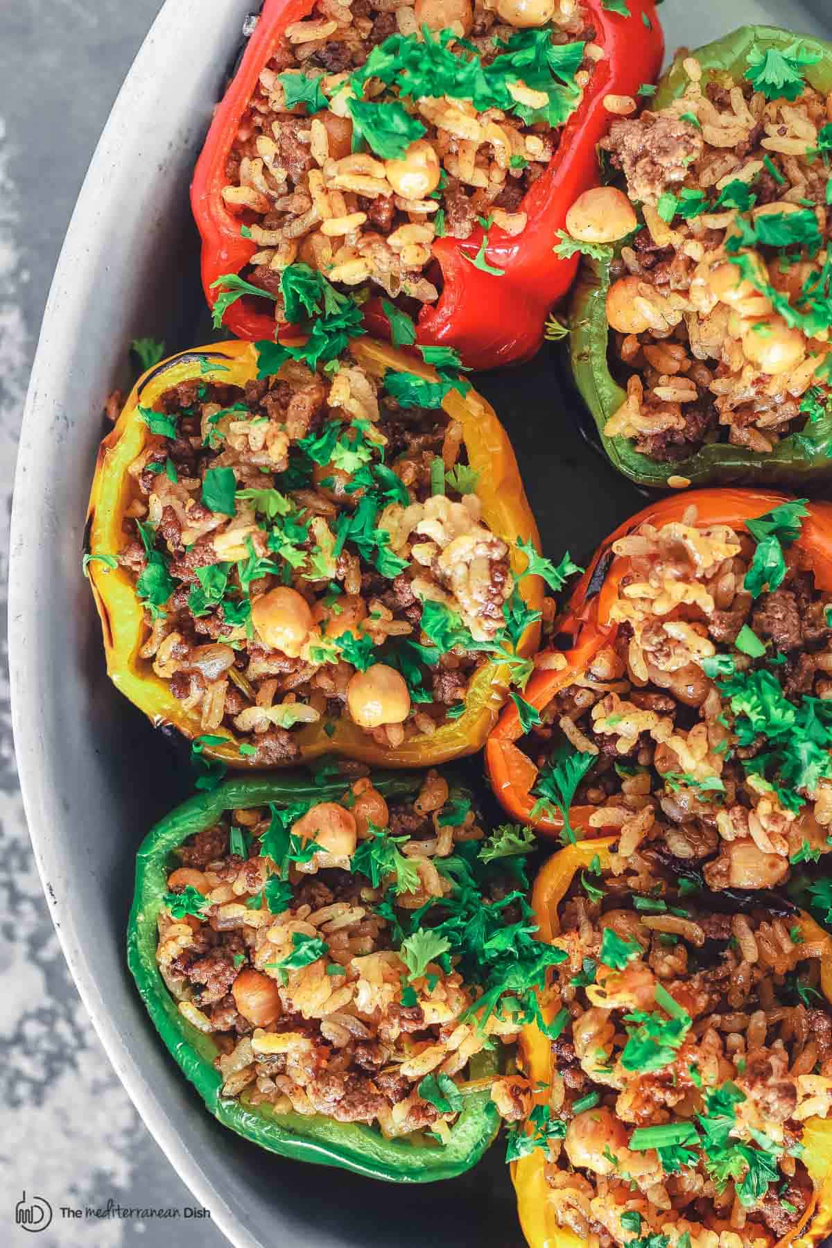 Greek Stuffed Bell Peppers