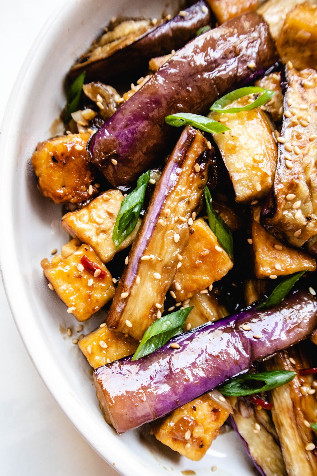 Eggplant and Tofu Stir-Fry