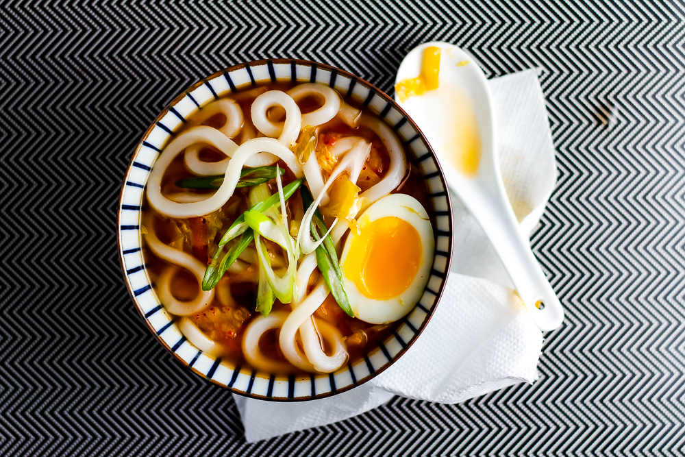 Spicy Kimchi Udon