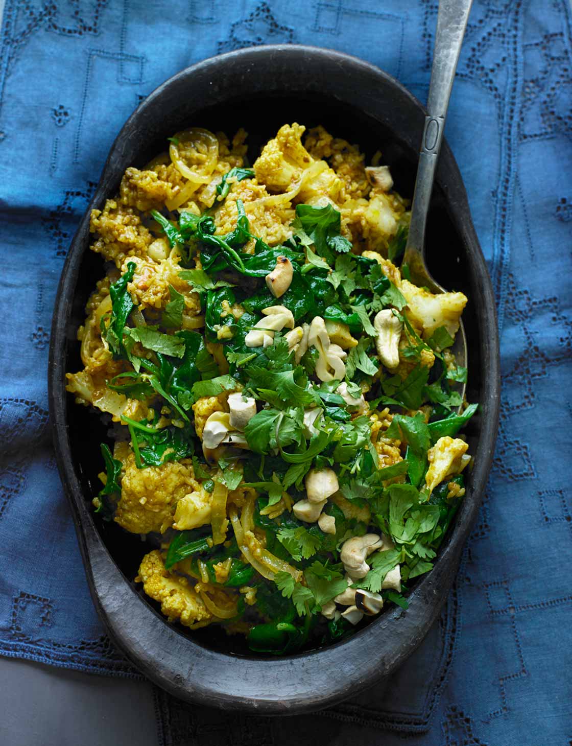 Cauliflower and Cashew Biryani