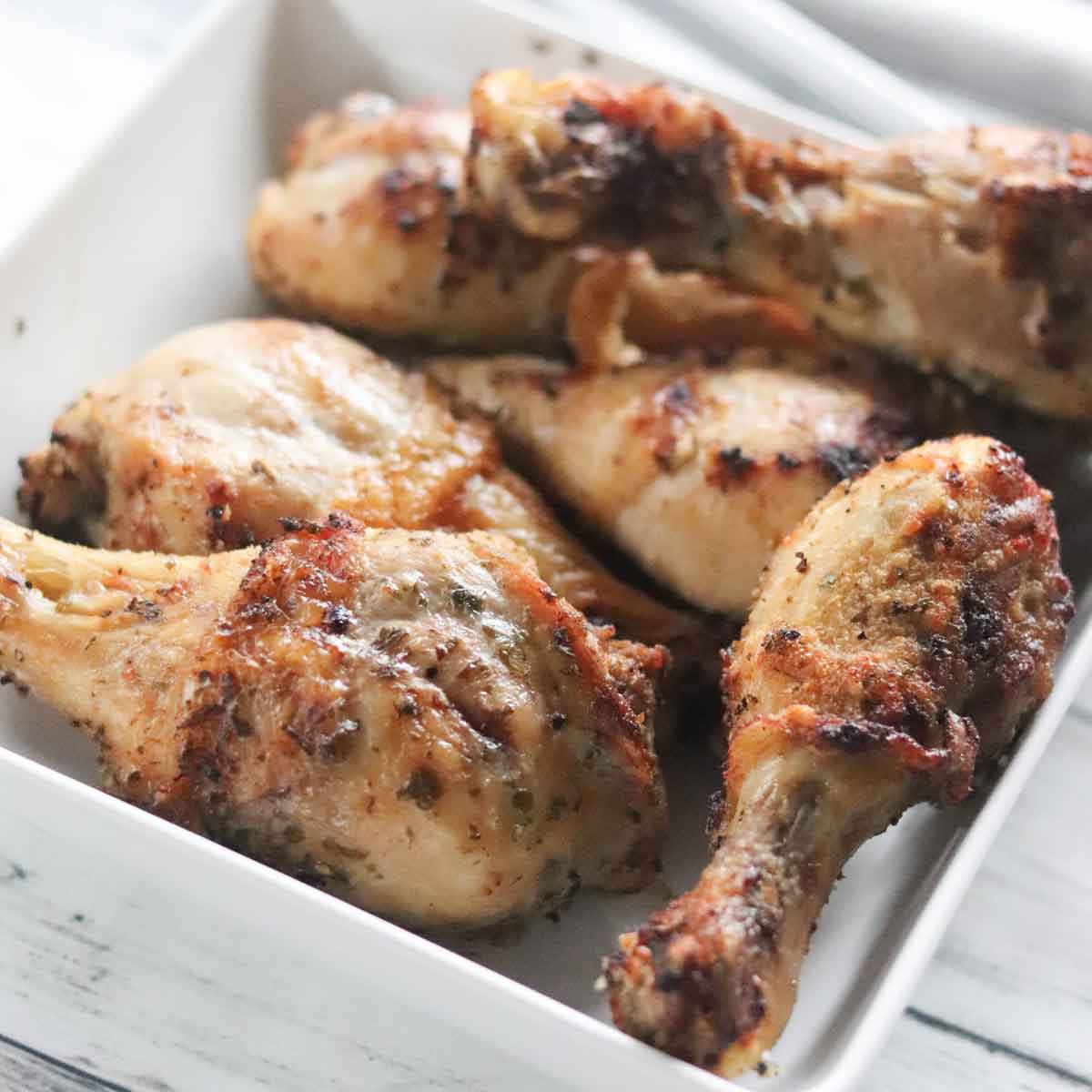 Garlic Parmesan Chicken Legs