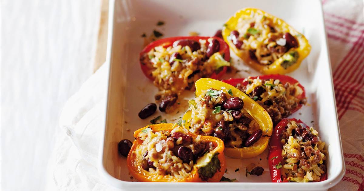 Receta de Pimientos de piquillo rellenos de bacalao al estilo vegetariano