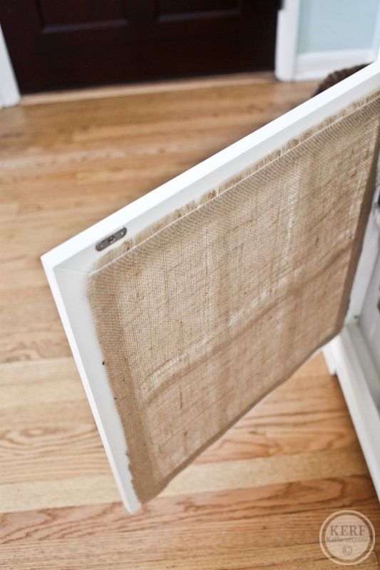Coastal-Inspired Glass-Front Cabinets