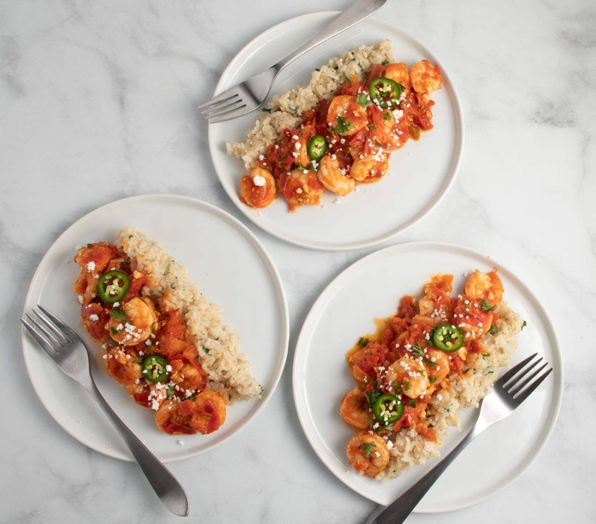 Tomato Rice with Shrimp
