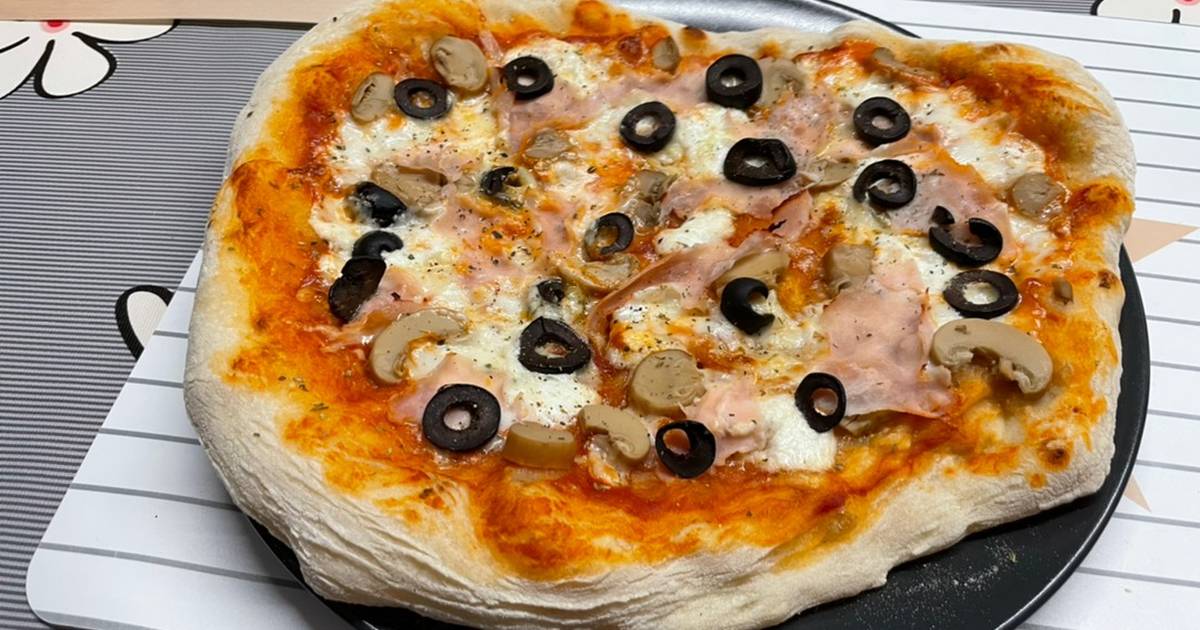 Pizza Napolitana con Thermomix - Receta con Pollo
