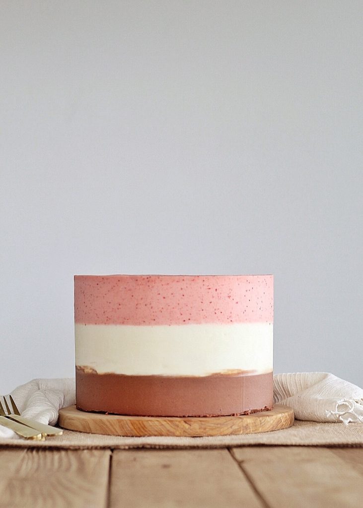 Strawberry Neapolitan Cake