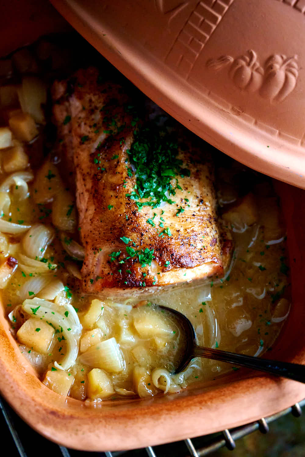 Pork Roast with Apples and Onions