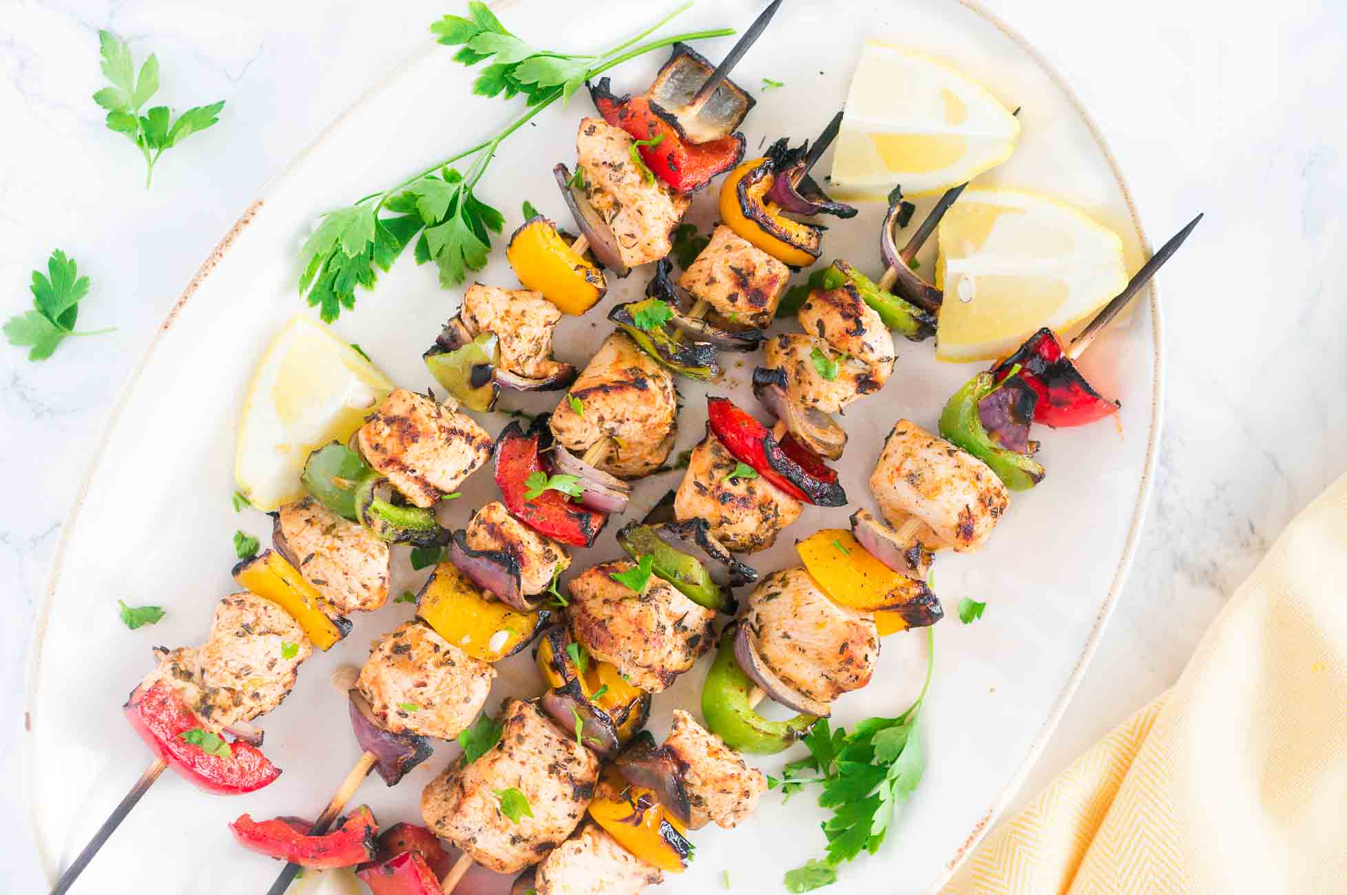 Mediterranean Chicken Skewers