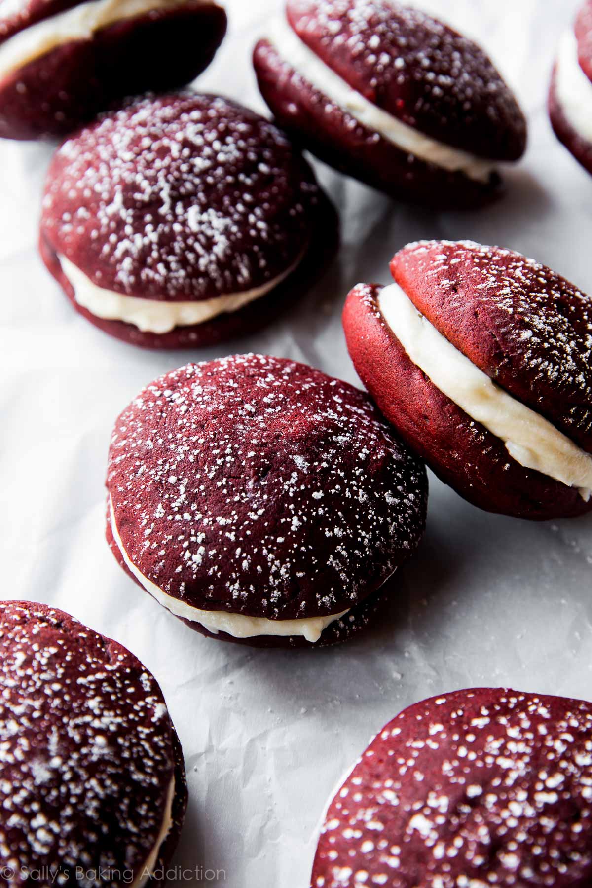 Red Velvet Whoopie Pies