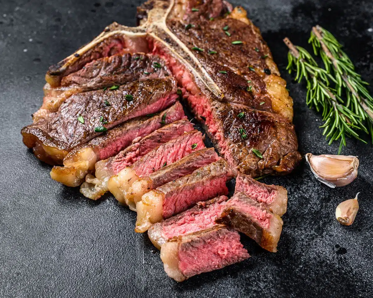Chuletón de buey a la parrilla con robot de cocina: receta rápida