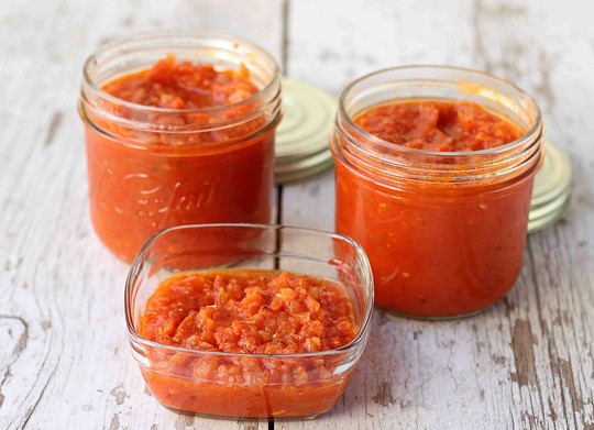Receta de salsa de tomate en robot de cocina