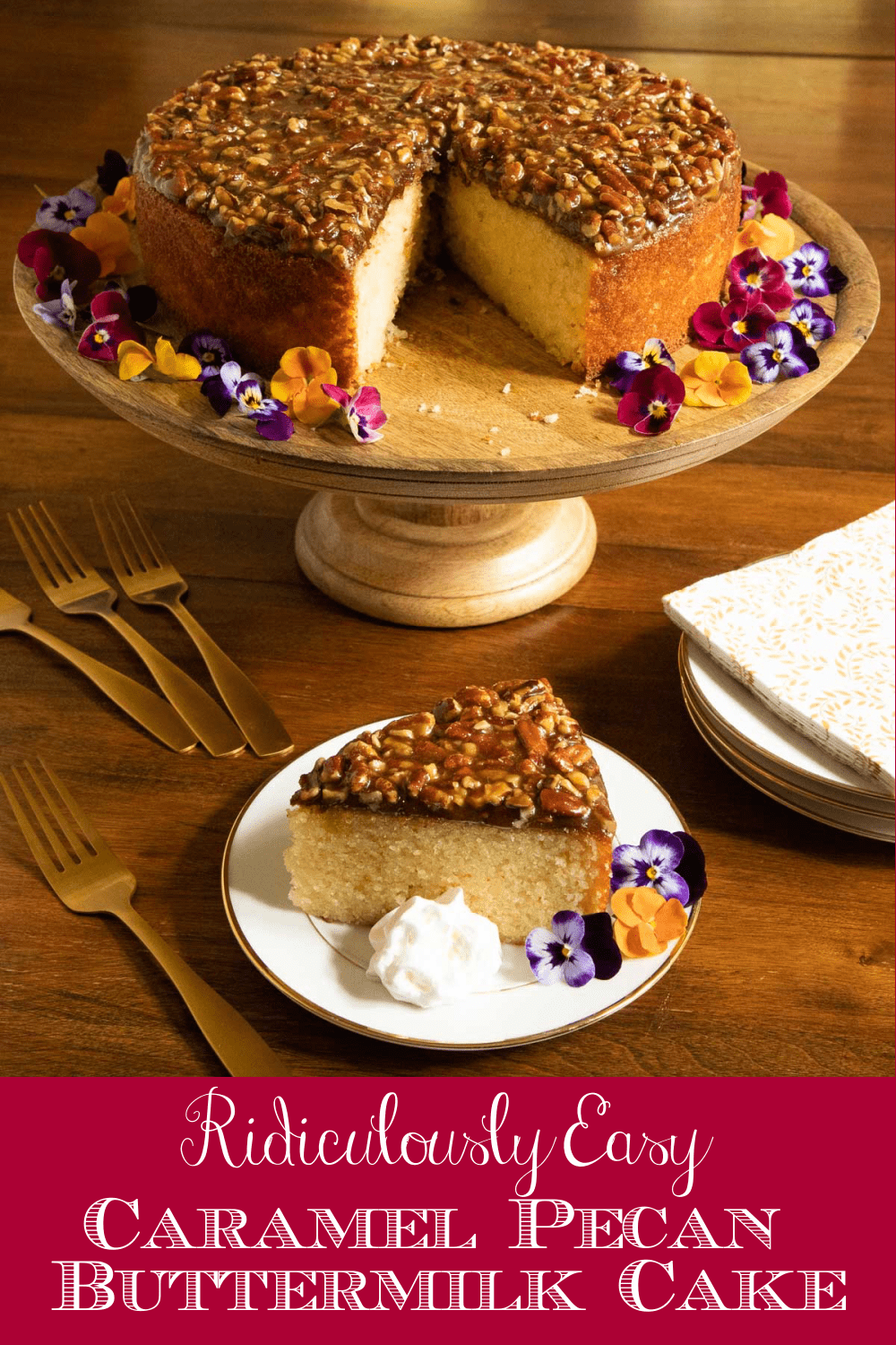 Caramel Pecan Cake