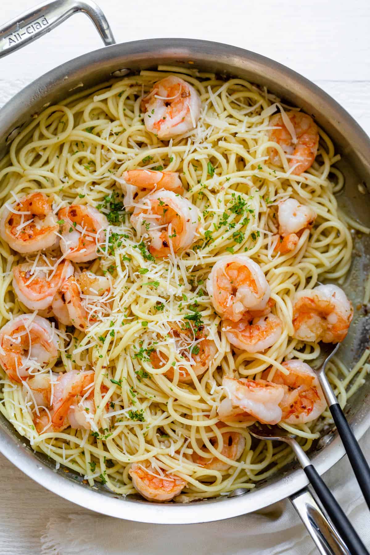 Garlic Butter Shrimp Pasta