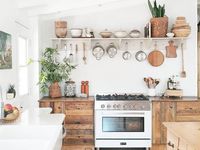 Mediterranean Kitchen with Tea Alcove
