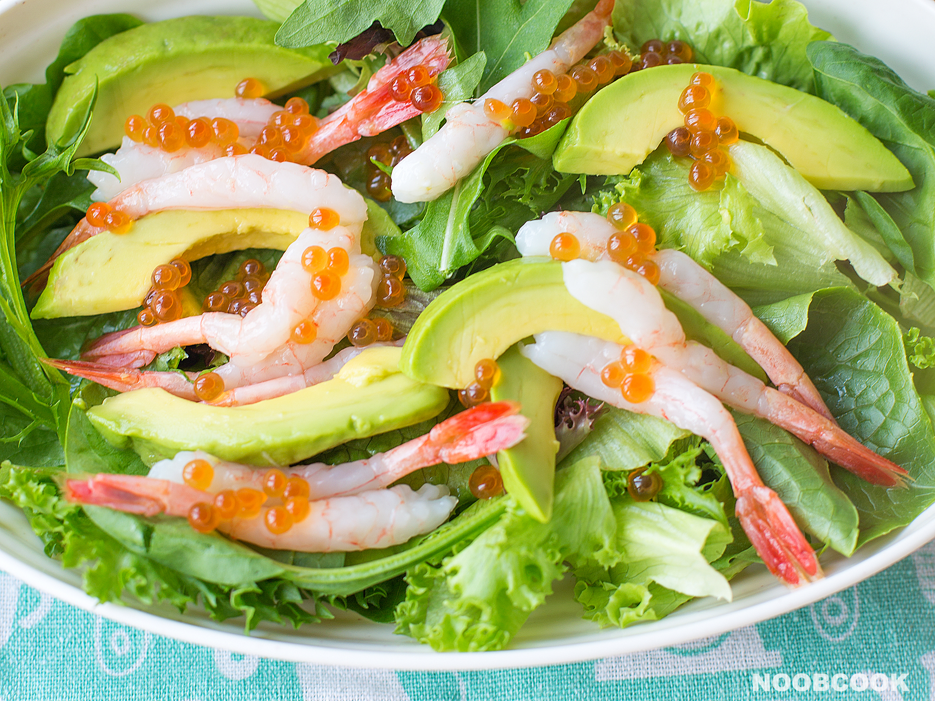 Amaebi Salad