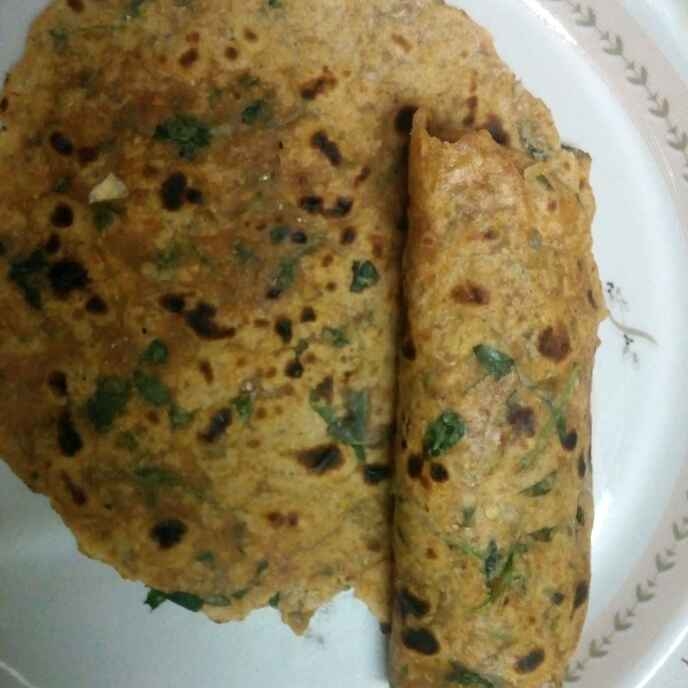 Methi Corn Paratha
