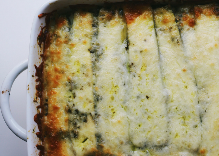 Zucchini and Goat Cheese Lasagna