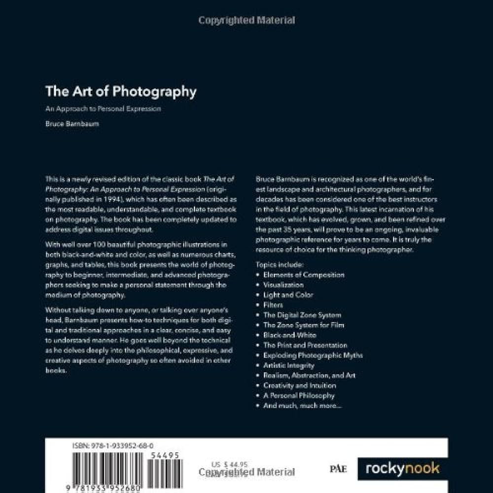 The Art of Photography: A Personal Approach to Artistic Expression