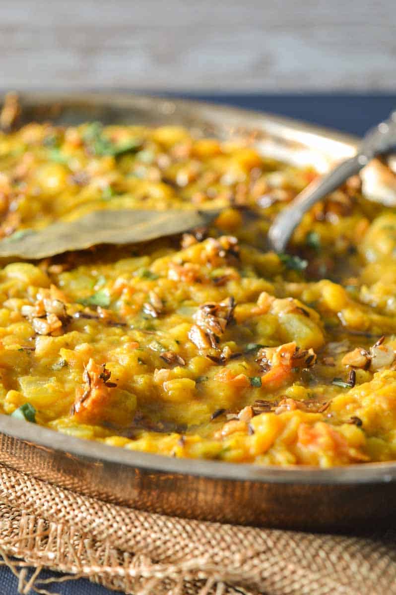 Dal Tadka with Tofu