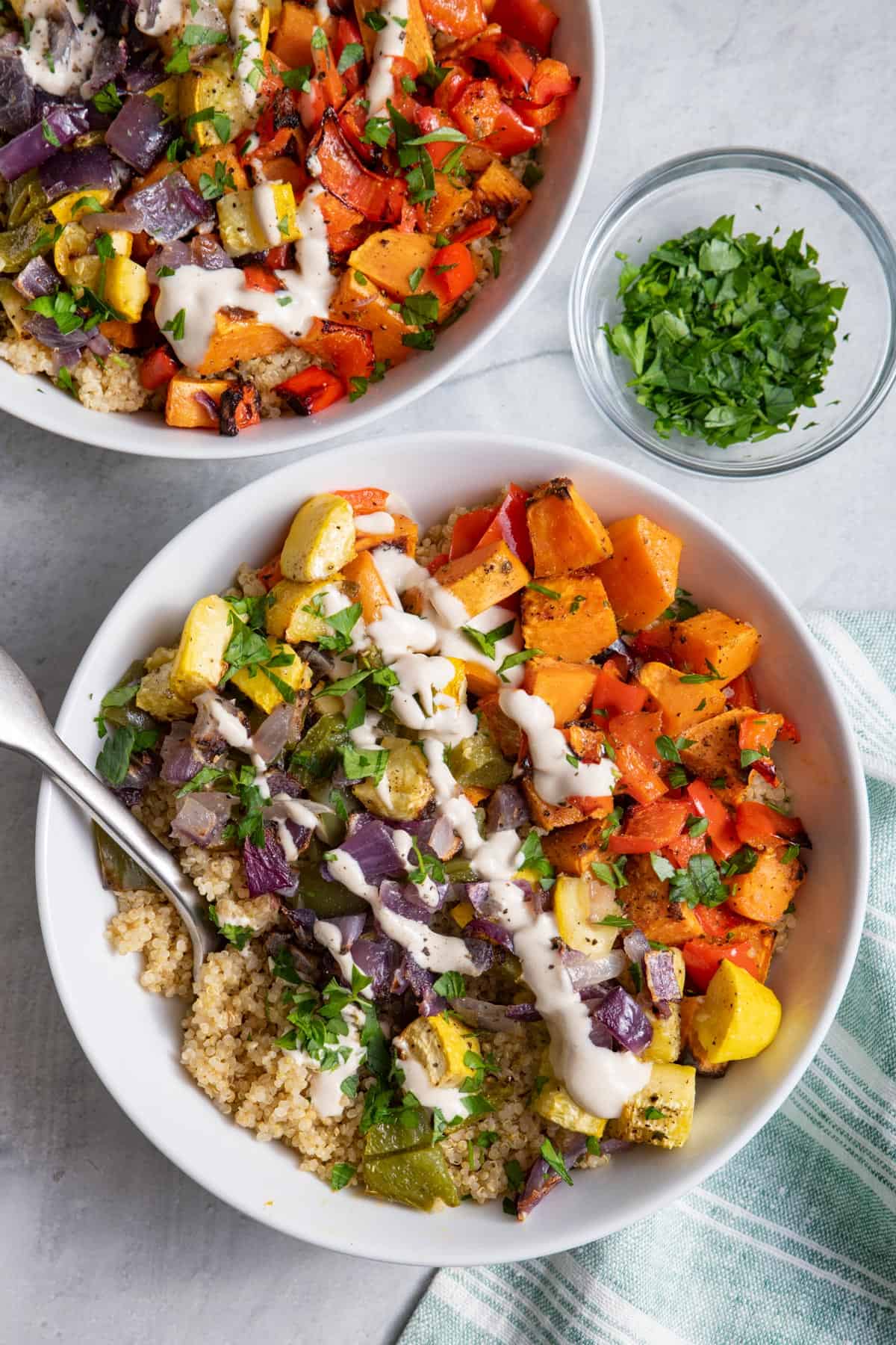 Quinoa and Roasted Vegetable Bowl