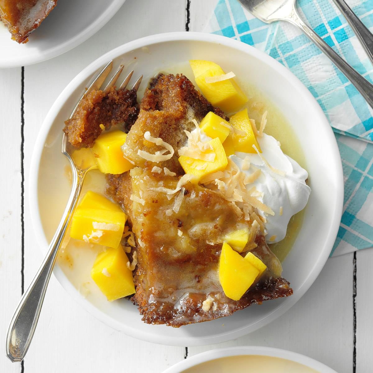 Mango and Coconut Pudding