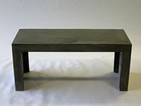 Rustic Concrete Garden Bench