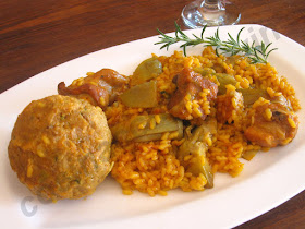 Arroz Pilota con Alcachofas