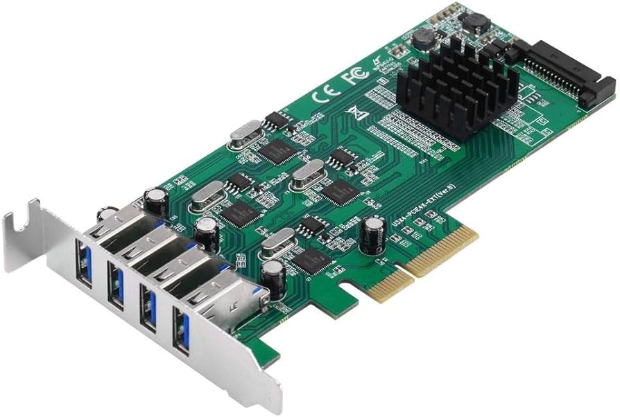 SIIG 4-Port USB 3.0 PCIe Card