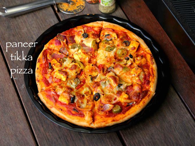 Paneer Tikka Masala Pizza