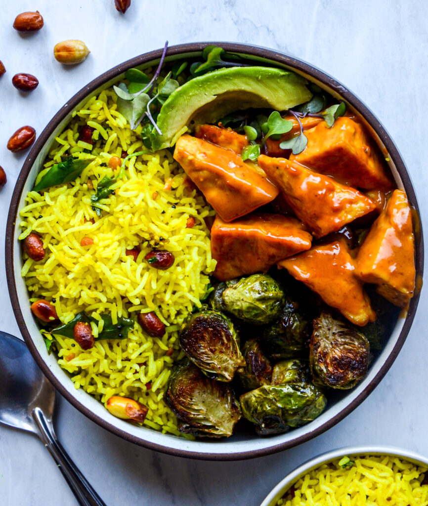 Lemon Rice with Tofu