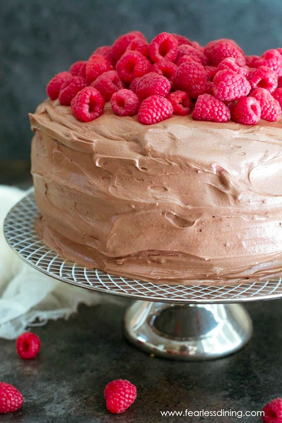 Gluten-Free Chocolate Raspberry Cake