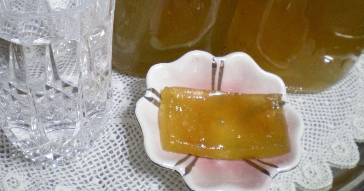 Gliko Karpouzi (Watermelon Preserve)